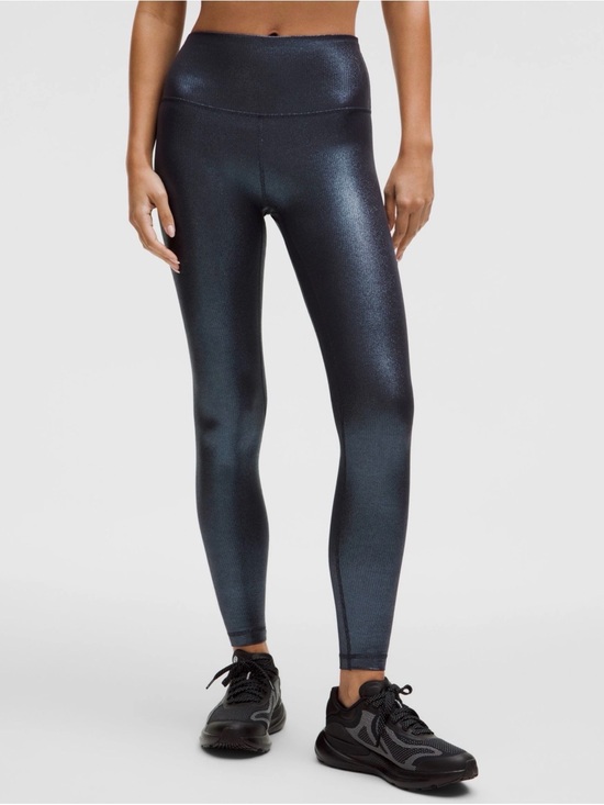 Pants - NWT lululemon Align Ribbed High-Rise Pant 28” Shine Black Size 2